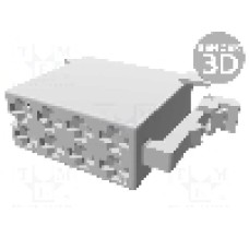 Conector auto, serie Junior Timer, mama, {{Montare mecanica}}, TE Connectivity - 963121-1