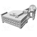 Conector auto, serie Micro Quadlock System, mama, pe cablu, TE Connectivity - 284666-1