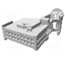 Conector auto, serie Micro Quadlock System, mama, pe cablu, TE Connectivity - 284666-1