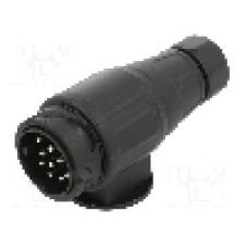 Conector auto, serie {{Serie conector}}, {{Subtip conector}}, pe cablu, TESAT - W12-T13-71