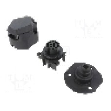 Conector auto, serie {{Serie conector}}, {{Subtip conector}}, pt. montare pe panou, TESAT - G12-T13-41FM