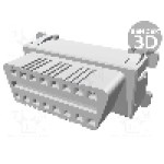 Conector auto, serie {{Serie conector}}, mama, pt. montare pe panou, TE Connectivity - 179631-1