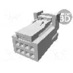 Conector auto, serie TH 025, mama, pe cablu, TE Connectivity - 1376352-1