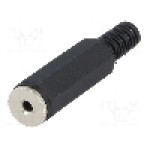 Conector jack, Jack 2,5mm, 2 contacte, mama, {{Producator}} - 