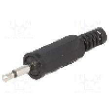 Conector jack, Jack 2,5mm, 2 contacte, tata, LUMBERG - KLS 10 SCHWARZ