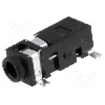 Conector jack, Jack 2,5mm, 3 contacte, mama, {{Producator}} - 