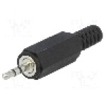 Conector jack, Jack 2,5mm, 3 contacte, tata, LUMBERG - KLS 13