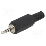 Conector jack, Jack 2,5mm, 4 contacte, tata, LUMBERG - 1530 02