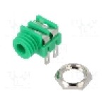 Conector jack, Jack 3,5mm, 2 contacte, mama, CLIFF - CL1382G