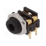 Conector jack, Jack 3,5mm, 2 contacte, mama, CLIFF - CL13845G