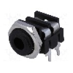 Conector jack, Jack 3,5mm, 2 contacte, mama, CLIFF - S6/BB PC (CL1384)