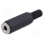 Conector jack, Jack 3,5mm, 2 contacte, mama, NINIGI - JC-121