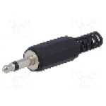 Conector jack, Jack 3,5mm, 2 contacte, tata, {{Producator}} - 