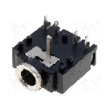 Conector jack, Jack 3,5mm, 3 contacte, mama, {{Producator}} - 