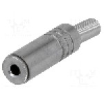 Conector jack, Jack 3,5mm, 3 contacte, mama, {{Producator}} - 
