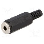 Conector jack, Jack 3,5mm, 3 contacte, mama, SCHURTER - 4832.3300
