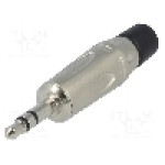 Conector jack, Jack 3,5mm, 3 contacte, tata, AMPHENOL - KS3P