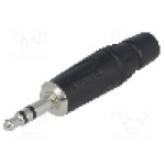 Conector jack, Jack 3,5mm, 3 contacte, tata, AMPHENOL - KS3PB