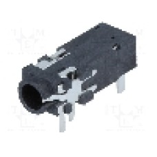 Conector jack, Jack 3,5mm, 4 contacte, mama, CLIFF - FC68127