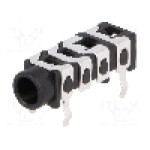 Conector jack, Jack 3,5mm, 4 contacte, mama, CLIFF - FC68128