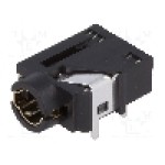 Conector jack, Jack 3,5mm, 4 contacte, mama, CLIFF - FC68129