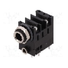Conector jack, Jack 3,5mm + Jack 6,3mm, 2 contacte, mama, AMPHENOL - ACJM-MHD985