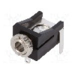 Conector jack, Jack 3,5mm x 18,6mm, 2 contacte, mama, SCHURTER - 4832.2220
