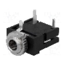 Conector jack, Jack 3,5mm x 18,6mm, 3 contacte, mama, SCHURTER - 4832.2320