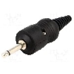 Conector jack, Jack 6,3mm, 2 contacte, {{Subtip conector}}, CLIFF - CL2075