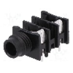 Conector jack, Jack 6,3mm, 2 contacte, mama, AMPHENOL - ACJM-HHOP