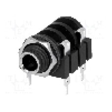 Conector jack, Jack 6,3mm, 2 contacte, mama, AMPHENOL - ACJM-MC
