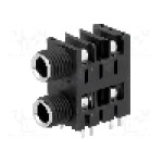 Conector jack, Jack 6,3mm, 2 contacte, mama, AMPHENOL - ACJM-MHDC Conector jack, Jack 6,3mm, 2 contacte, mama, AMPHENOL - ACJM-MHDC