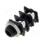 Conector jack, Jack 6,3mm, 2 contacte, mama, AMPHENOL - ACJM-MHOP
