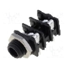 Conector jack, Jack 6,3mm, 2 contacte, mama, AMPHENOL - ACJM-MHOP