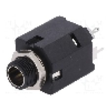 Conector jack, Jack 6,3mm, 2 contacte, mama, AMPHENOL - ACJM-MIV-2S