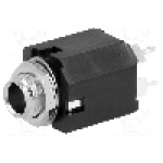 Conector jack, Jack 6,3mm, 2 contacte, mama, AMPHENOL - ACJM-MN-2S