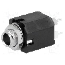 Conector jack, Jack 6,3mm, 2 contacte, mama, AMPHENOL - ACJM-MN-2S