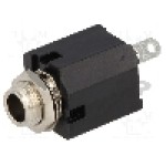 Conector jack, Jack 6,3mm, 2 contacte, mama, AMPHENOL - ACJM-MVS-2