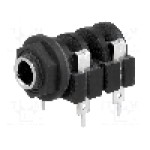 Conector jack, Jack 6,3mm, 2 contacte, mama, AMPHENOL - ACJM-PC