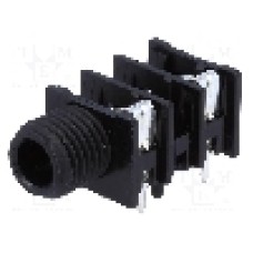 Conector jack, Jack 6,3mm, 2 contacte, mama, AMPHENOL - ACJM-PHOP-1