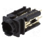 Conector jack, Jack 6,3mm, 2 contacte, mama, AMPHENOL - ACJM-PVB-2S