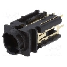 Conector jack, Jack 6,3mm, 2 contacte, mama, AMPHENOL - ACJM-PVB-2S