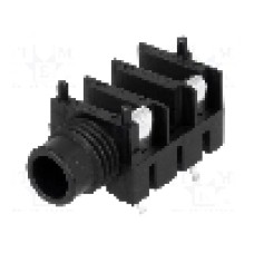 Conector jack, Jack 6,3mm, 2 contacte, mama, CLIFF - FCR11105