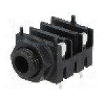 Conector jack, Jack 6,3mm, 2 contacte, mama, CLIFF - FCR1210