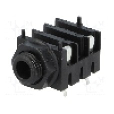 Conector jack, Jack 6,3mm, 2 contacte, mama, CLIFF - FCR1210