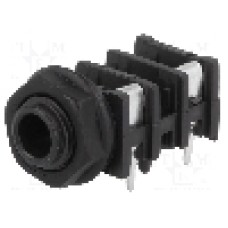 Conector jack, Jack 6,3mm, 2 contacte, mama, CLIFF - FCR50055