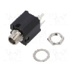 Conector jack, Jack 6,3mm, 2 contacte, mama, CLIFF - J/SKT S1VS/SNB
