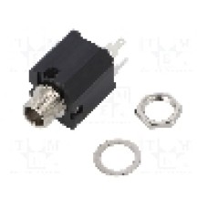 Conector jack, Jack 6,3mm, 2 contacte, mama, CLIFF - J/SKT S1VS/SNB