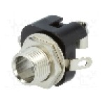 Conector jack, Jack 6,3mm, 2 contacte, mama, LUMBERG - KLBM 3
