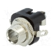 Conector jack, Jack 6,3mm, 2 contacte, mama, LUMBERG - KLBM 3